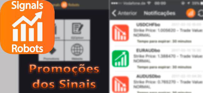 promoções dos sinais de opções binárias
