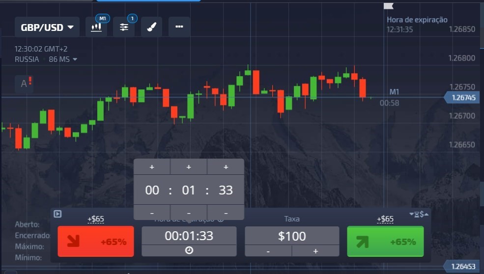 trading r&aacute;pida pocket option
